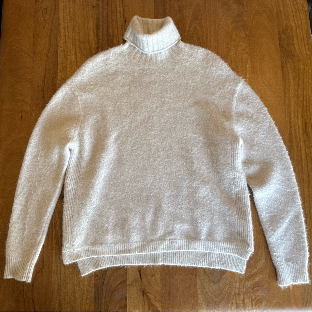 J Brand Turtleneck Sweater with Side Zipper Accent